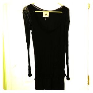 Black Long Sleeve Top